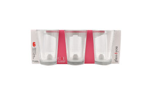 Склянка д/води Loop 215мл 10см 6шт Pasabahce