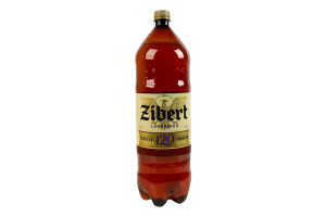 Пиво 2.25л 4.4% светлое пастеризованное Lagerbier Zibert п/бут