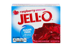 Jello-O Sugar Free Gelatin Dessert Raspberry
