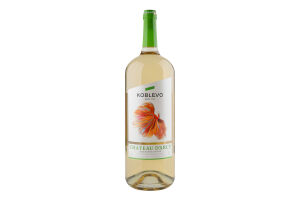 Вино 1.5л 9-12% белое полусладкое Chateau D'Arcy Koblevo бут
