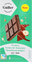 Шоколад мол Galler з начин праліне з подріб фундук