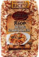 Суміш рису червоного і парбоілд World`s Rice м/у 500г