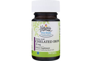 Nature's Promise 29mg Chelated Iron - 90 CT