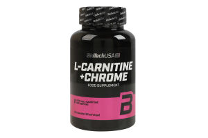 Добавка диетическая таблетки L-сarnitine + Chrome BioTechUSA 60шт