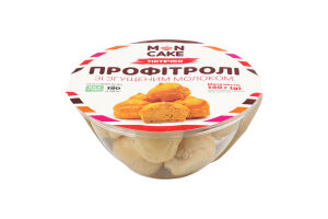 Пирожное Профитроли со сгущенным молоком Mon Cake к/у 140г