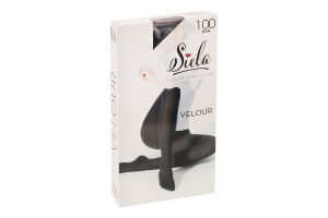 Колготки женские Siela Velour 100den 2 nero