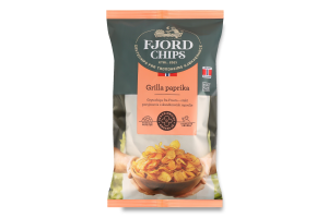 Чипси Fjord Chips картопляні паприка гриль