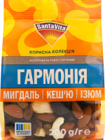 Ассорти фруктово-ореховое Гармония Полезная коллекция Santa Vita м/у 200г