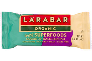 Larabar Organic with Superfoods Coconut, Kale & Cacao