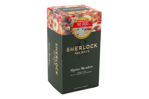 Бленд чаю трав'яного квіткового ягідного Alpine meadow Sherlock Secrets к/у 22х1.5г