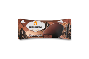 Морозиво шоколадне в кондитерській глазурі Три ведмеді м/у 70г