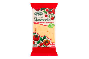 Сир 45% м'який з в'яленими томатами Mozzarella Lyubar Milk м/у 165г