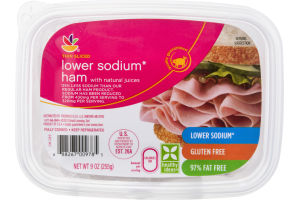 Ahold Thin Sliced Ham Lower Sodium