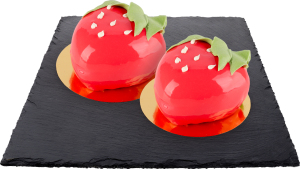 Тістечко Полуниця в шоколаді