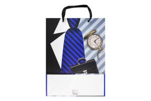 Пакет подарунковий для чоловіків 40х30х12см №1330/2065 Greenwich Products Co. Limited 1шт
