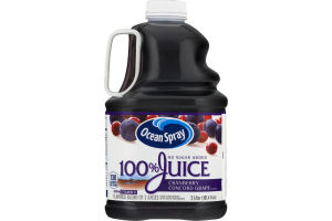 Ocean Spray No Sugar Added 100% Juice Cranberry Concord Grape