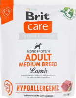 Корм сухой полнорационный гипоалергенный для взрослых собак средних пород с говядиной и рисом Care Brit д/п 1кг