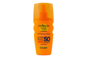 Спрей для безпечної засмаги з пантенолом SPF 50 Біокон 160мл
