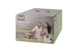 Каструля Prime Chef 4,7л з скляною кришкою 22см Krauff
