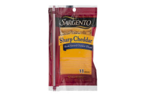 Sargento Natural Sharp Cheddar Slices - 11 CT