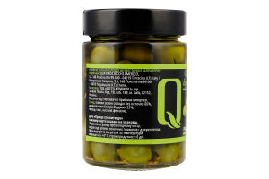 Оливки Quattrociocchi зелені солодк зі спеціям б/к