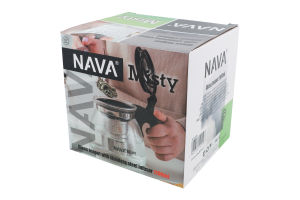 Чайник заварочный стеклянный с фильтром 1.1л №10-224-011 Misty Nava 1шт