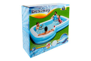 Бассейн надувной семейный 305х274х46см №54321 Сенсация Bestway 1шт