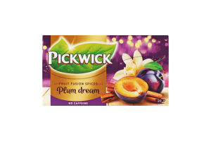 Напиток фруктово-травяной ароматизированный с корицей сливой и ванилью Plum dream Pickwick к/у 20х2г