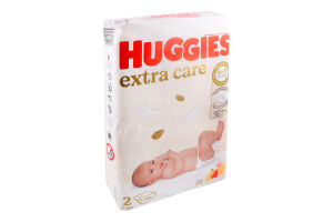 Подгузники для детей 4-6кг 2 Elite Soft Huggies 58шт