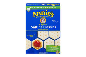 Annie's Homegrown Organic Saltine Classics Baked Crackers