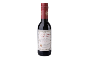 Вино 250мл 13% красное полусухое Primitivo Doppio Passo бут