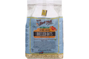Bob's Red Mill Organic Extra Thick Rolled Oats Whole Grain
