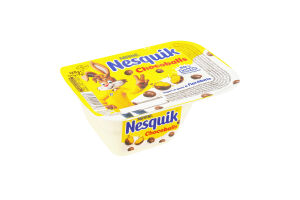 Йогурт 4.9% зі злаковими кульками в шоколадній глазурі Nesquik ст 120г