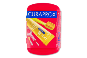 Набір Curaprox зуб щітка+міжзуб щітка+паста 10мл