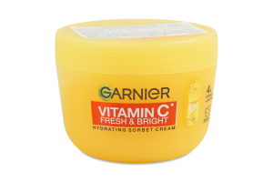 Крем-сорбет для лица для придания свежести и сияния коже увлажняющий с витамином C Garnier 85г