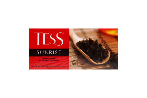 Чай Sunrise чорний 25*1,8г Tess