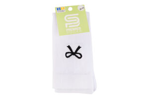 Гольфи дит Premier socks вишит бантик білий р20-22