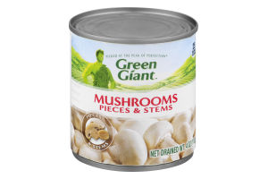 Green Giant Mushrooms Pieces & Stems
