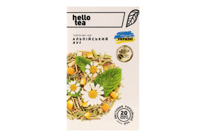 Чай травяной Альпийский луг Hello Tea к/у 20шт