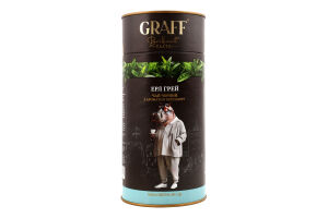 Чай черный байховый с ароматом бергамота Эрл Грей Graff тубус 80г