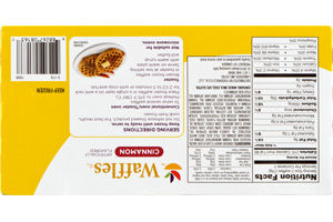 Ahold Waffles Cinnamon - 10 CT