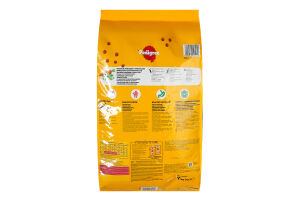 Корм сухой полнорационный для щенков мелких пород до 10кг С домашней птицей и овощами Junior Pedigree кг