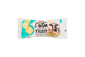 Сир твердий Тільзіт (Tilzit) 50% L`extra, ФП шт. 0,15 кг