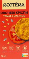 Криспы овощные Томат с луком Rootera к/у 70г