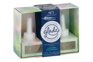 Glade PlugIns Scented Oil Refills Jasmine Cedarwood - 2 CT