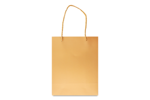 Пакет подарочный золото 19.5х23.5х8см №CSPB012 Greenwich Products Co. Limited 1шт