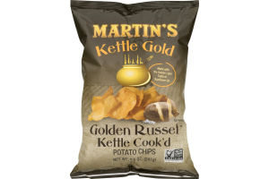 Martin's Kettle Gold Potato Chips Golden Russet Kettle Cook'd
