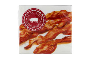 Smart Living Collection Bacon! Lunch Napkins - 16 CT
