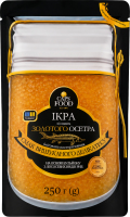 Икра имитированная со вкусом золотого осетра пастеризованная Caps food д/п 250г