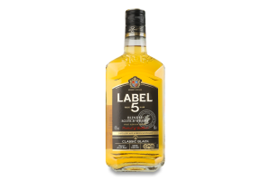 Віскі 500мл 40% бленд Classic black Label 5 пл